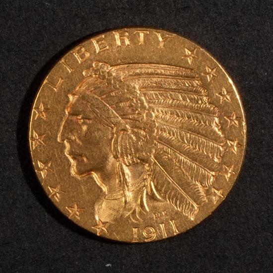 Two United States Indian head type 1383bb