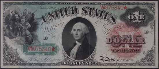 United States Legal Tender $1.00 bill