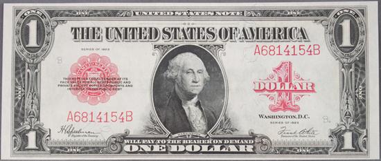 United States Legal Tender $1.00 bill
