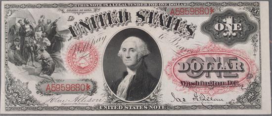 United States Legal Tender 1 00 1383dc