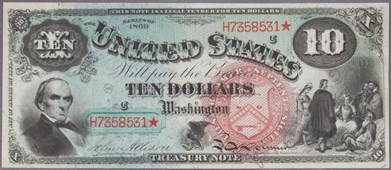 United States Legal Tender $10.00