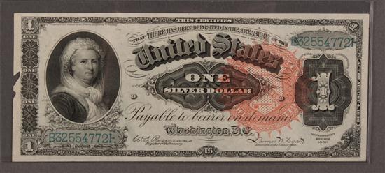 United States 1 00 Silver Certificate 1383f9