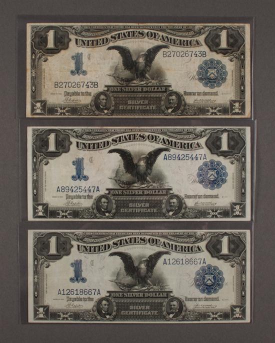 Three United States $1.00 Silver