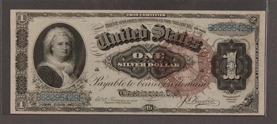 United States 1 00 Silver Certificate 1383fa