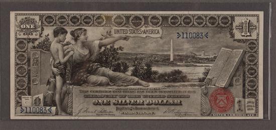 United States 1 00 Silver Certificate 1383fc