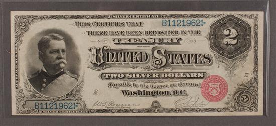United States 2 00 Silver Certificate 138409