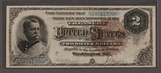 United States $2.00 Silver Certificate