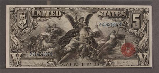 United States 5 00 Silver Certificate 138411