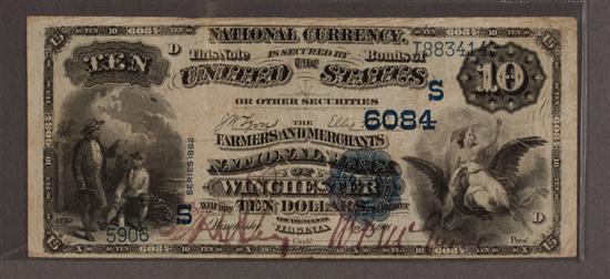 United States $10.00 National Bank