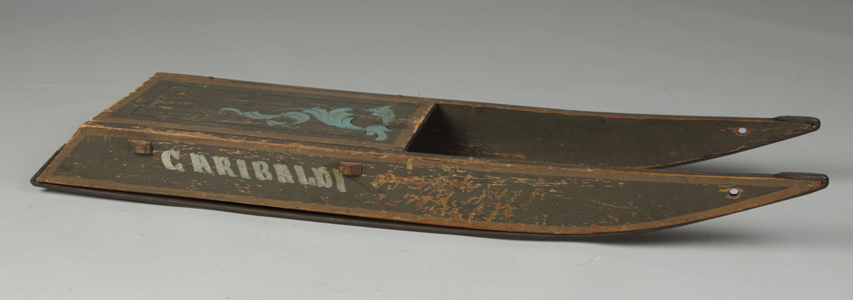 19th Cent. Child's Sled Stenciled