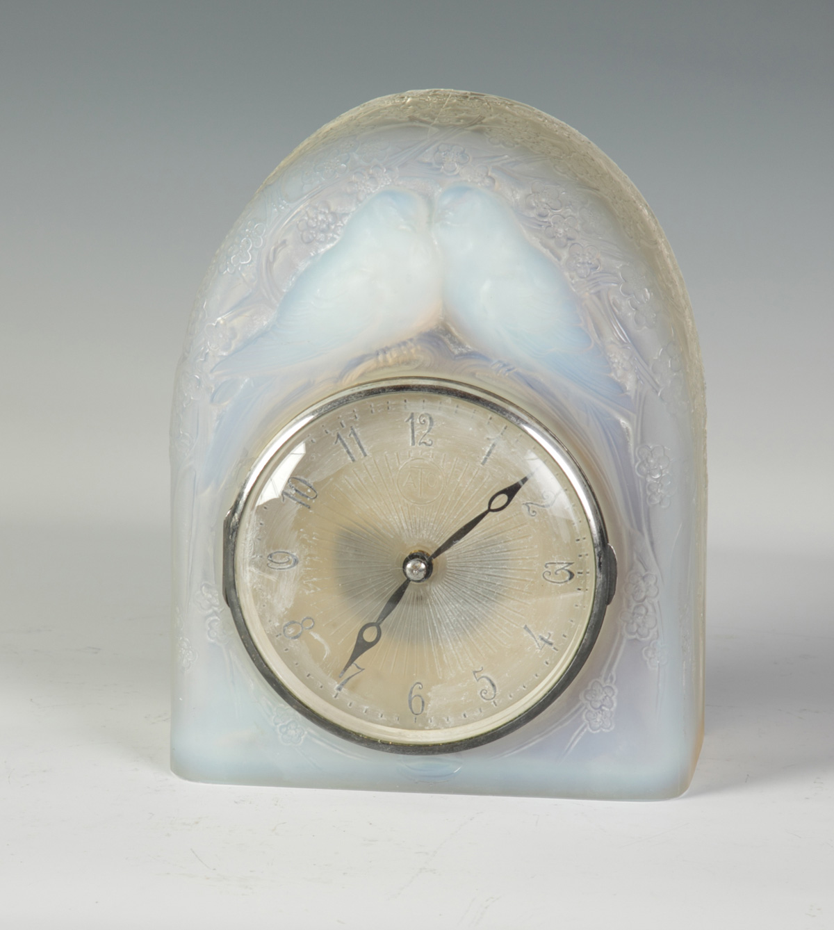 Rene Lalique Naiades Clock Clear 13846e