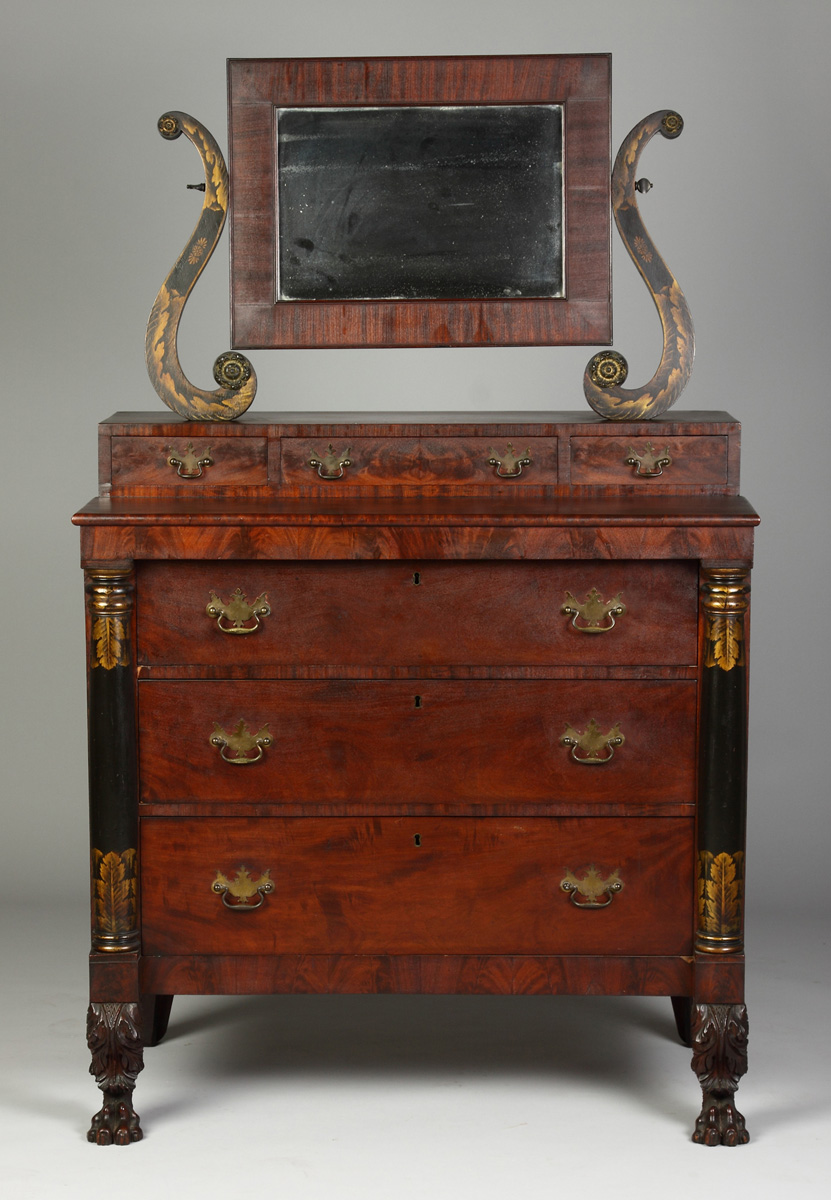 NY Classical Chest of Drawers Stenciled