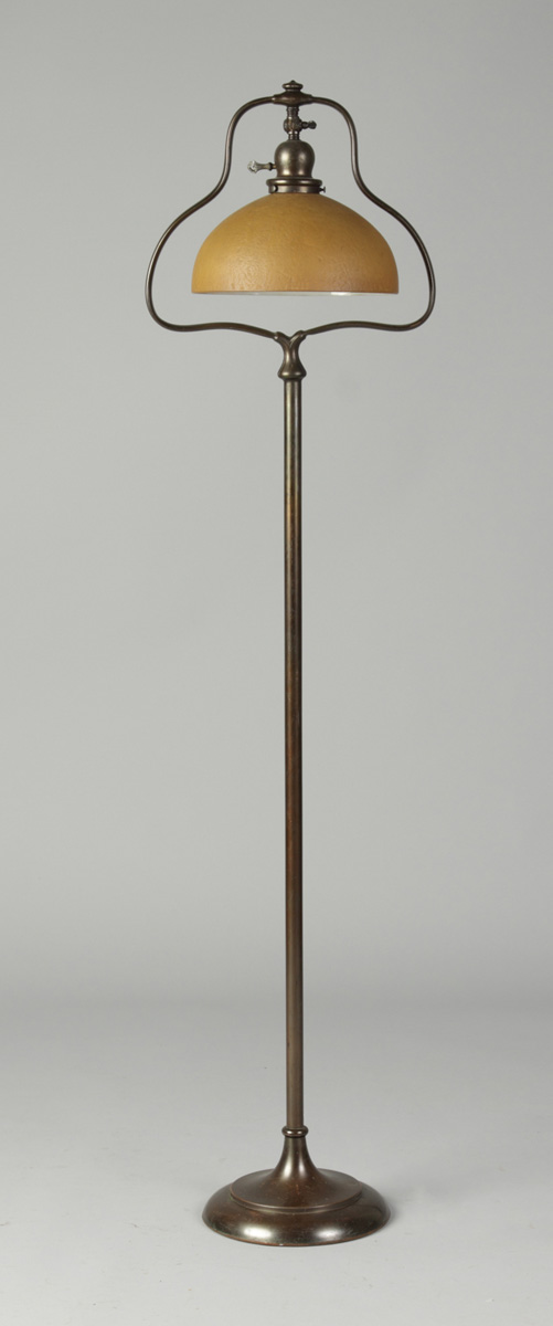 Handel Floor Lamp w Cased Chipped 1384ba