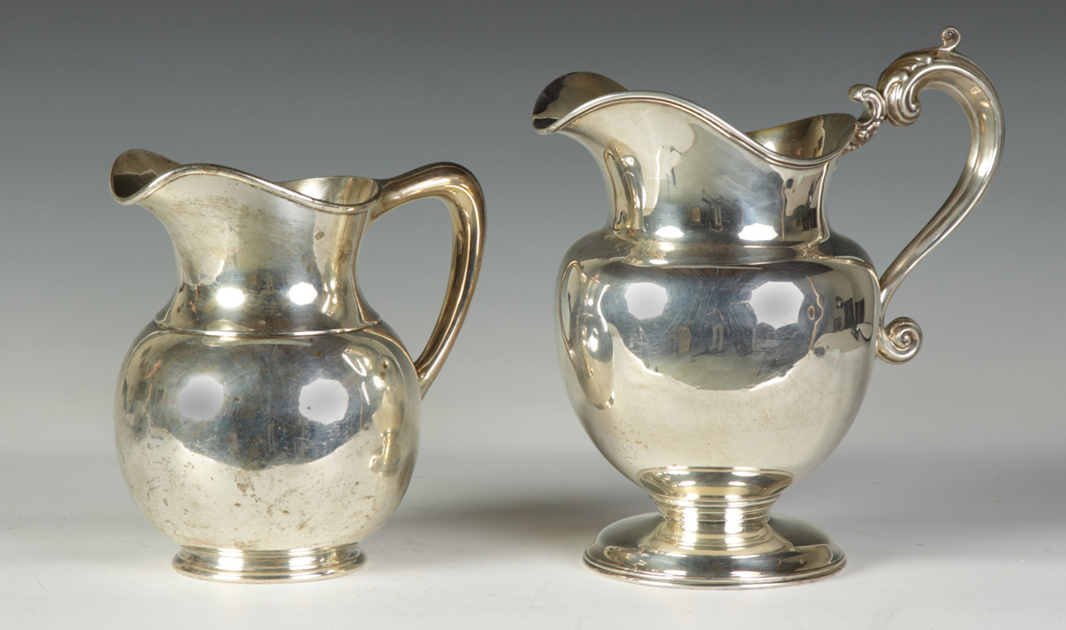 2 Sterling Silver Water Pitchers