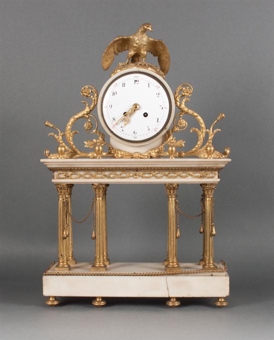 Napoleon III gilt-metal and marble