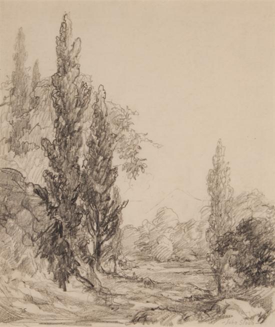 John Sloan American 1871-1951 Landscape