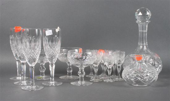 17 pieces of Waterford crystal 138768