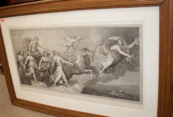 Guido Reni. Aurora print framed Estimate