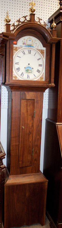 Federal style mahogany tall-case