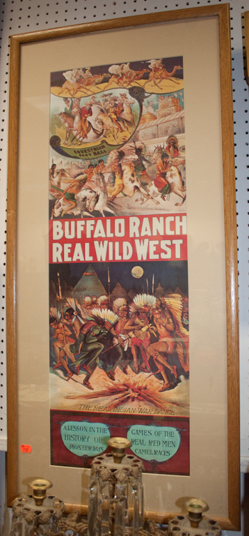 Reproduction print of Wild West