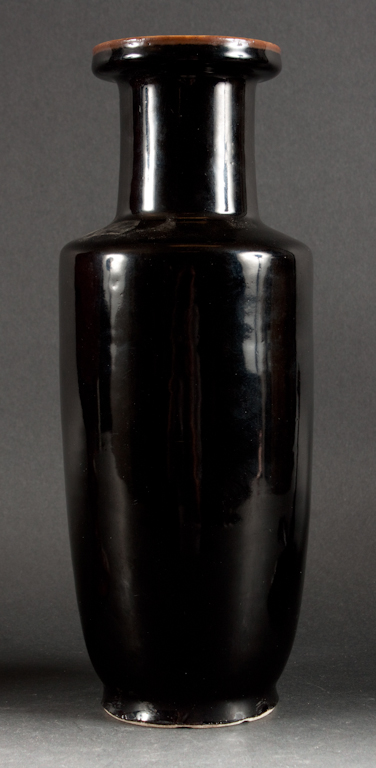 Chinese mirror black glaze porcelain 13619c