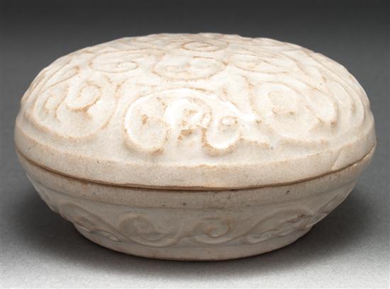 Chinese white glaze and molded