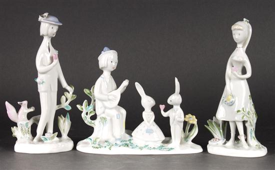 Pair of Rosenthal porcelain figures