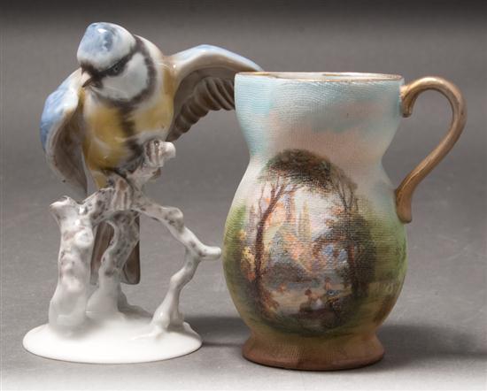 Rosenthal porcelain bird; together