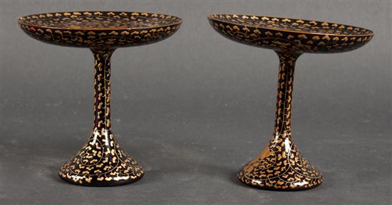 Pair of Oriental gilt lacquered 13627b