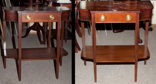 Pair of Georgian style mahogany