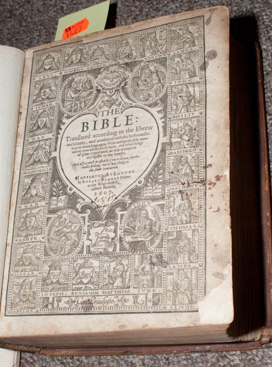 Holy Bible 1607 London by Robert 1363ed