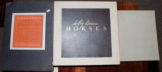 Cased copy of Leroy Neiman's ''Horses