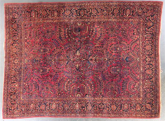 Antique Sarouk rug Persia circa 136450