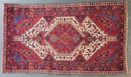 Hamadan rug Iran circa 1980 4.7 x 8.1