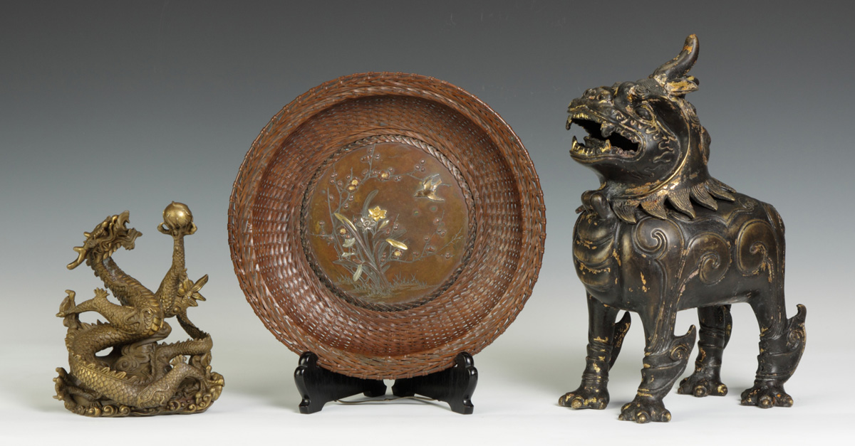 Gilt Bronze Foo Dog CensorCondition  1365c4