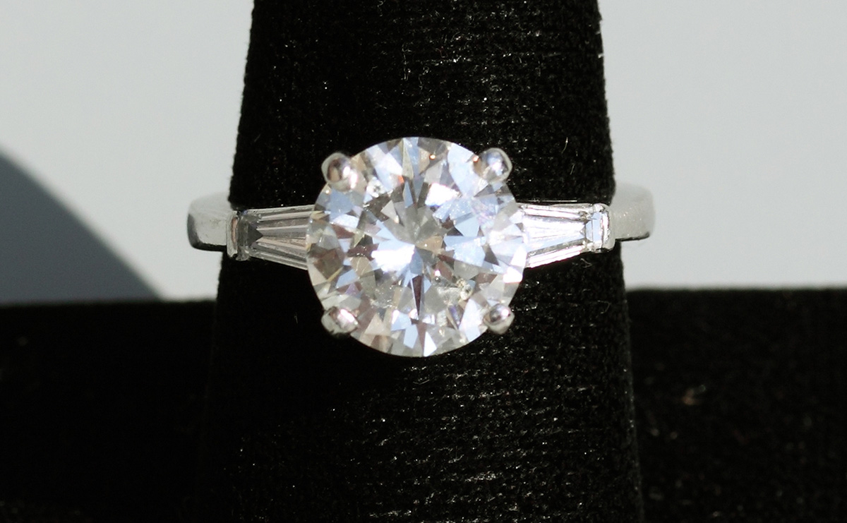 3 53 Carat Diamond Solitaire Ring 13661c