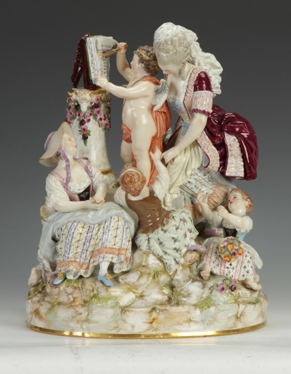 Meissen Porcelain Figural Group 136693