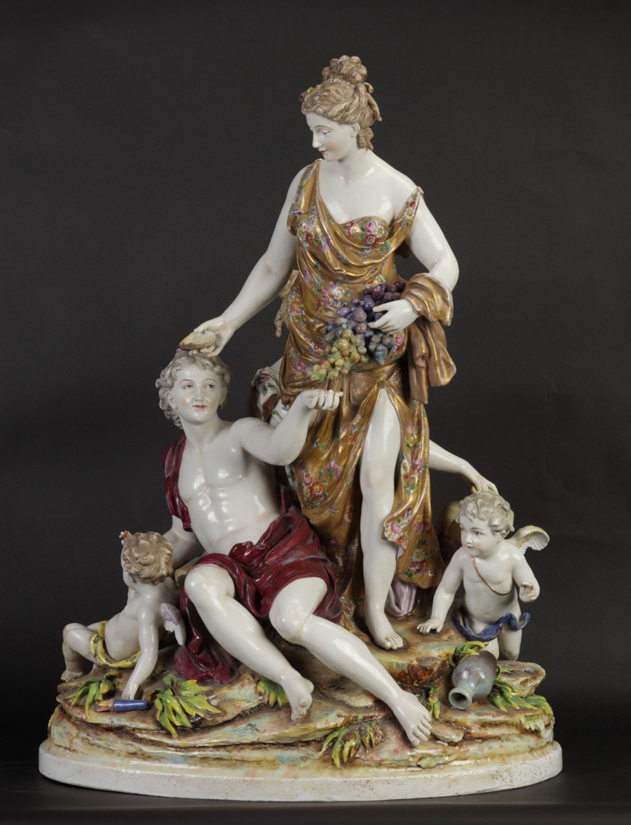 Samson Porcelain Hand Painted Figural 1366a9