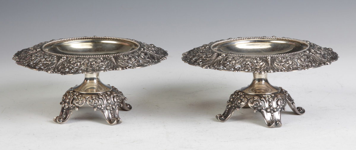 Pair of Sterling Silver Tazzas 1366cb