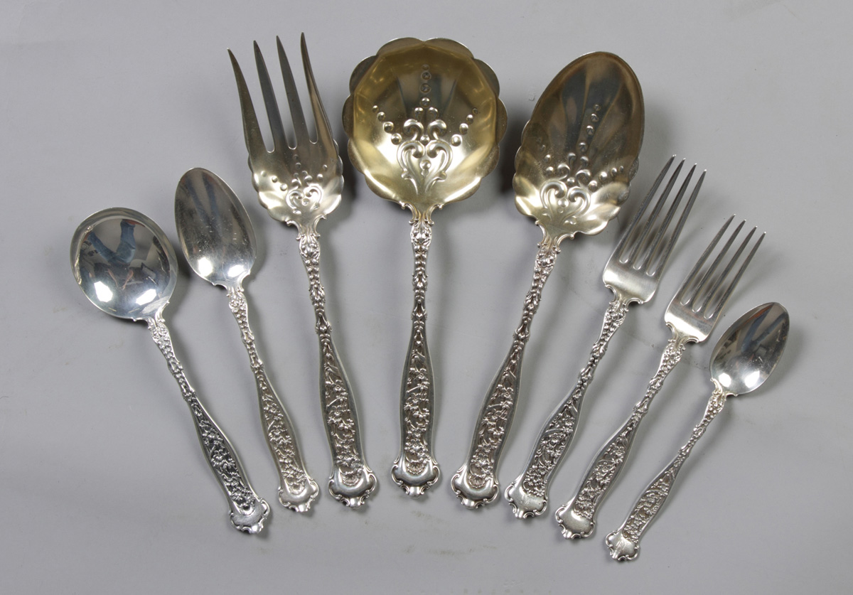 Whiting Sterling Silver Flatware 1366ea