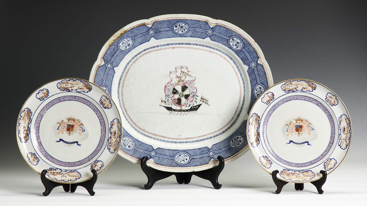 Chinese Export Platter18th cent  136734