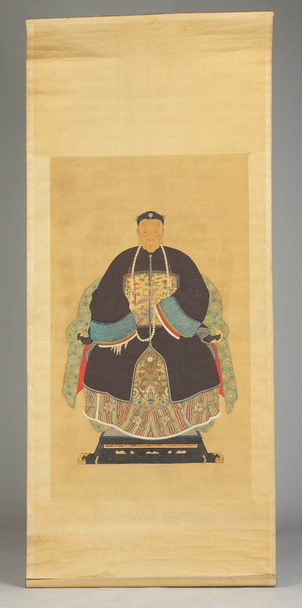 Chinese Ancestral Portrait Scroll 136748