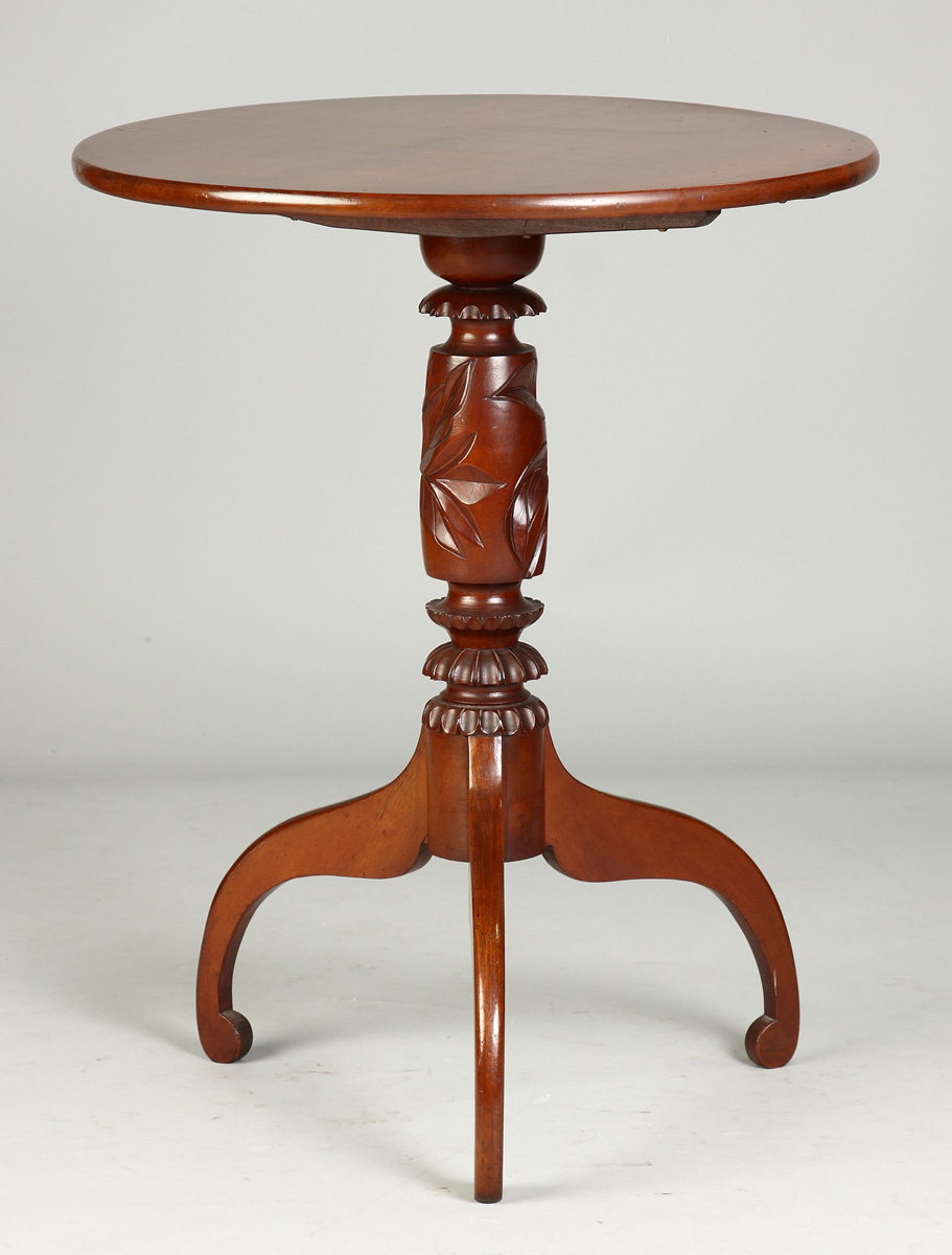 NY Cherry Tilt Top Candle Stand 1367a7