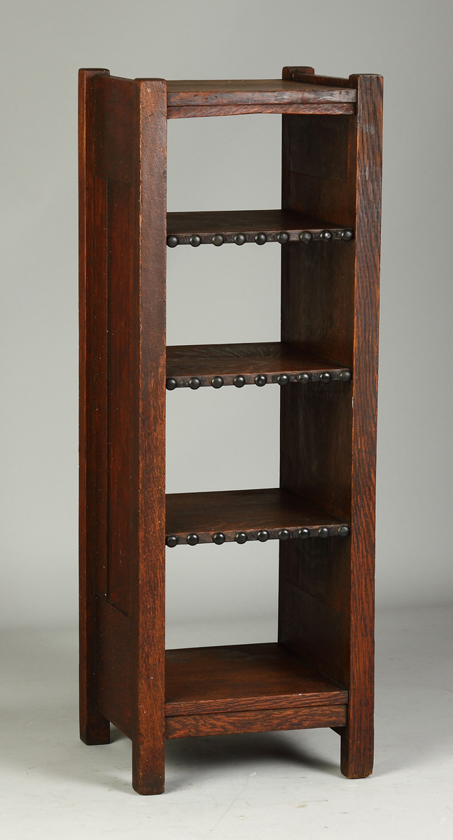 Gustav Stickley Oak Magazine Stand