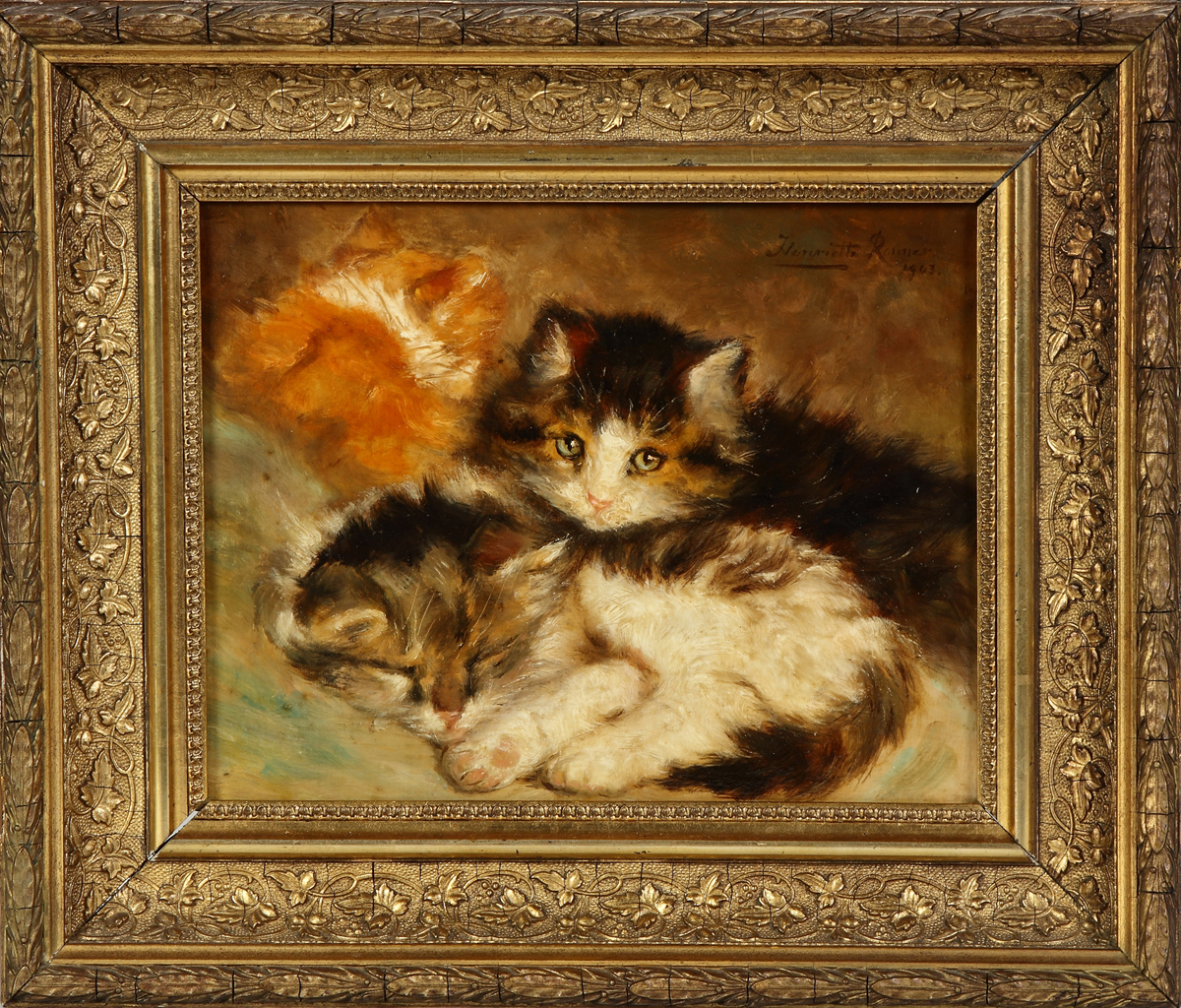 Henriette Ronner-Knip (Dutch 1821-1909)