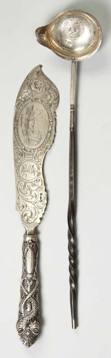 Sterling Silver Fish Slice & Toddy
