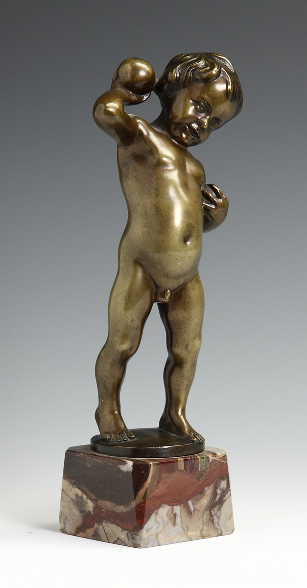 Eduard Weber B 1865 Bronze Sculpture 13688e