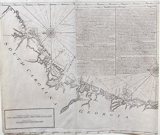 Early Sea Islands map South Carolina 1368f8