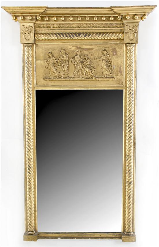 Federal giltwood pier mirror possibly 136904