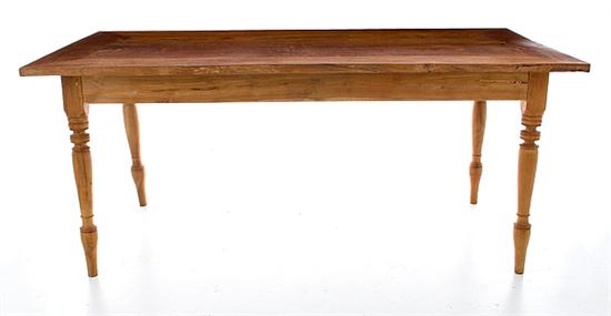 Federal style walnut farm table 13690e